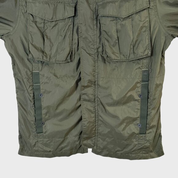 G-Star Raw Rovic Overshirt Lightweight Utility Military Jacket Green Men's Large - Picture 6 of 13